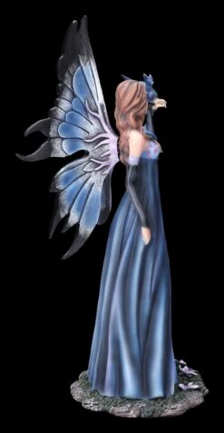 Elfenfigur - Rebecca Mit Blauem Kleid Und Drache -Statuen Modell Verkauf 2D FS23479 Elfenfigur Rebecca mit blauem Kleid und Drache 5 1280x1280