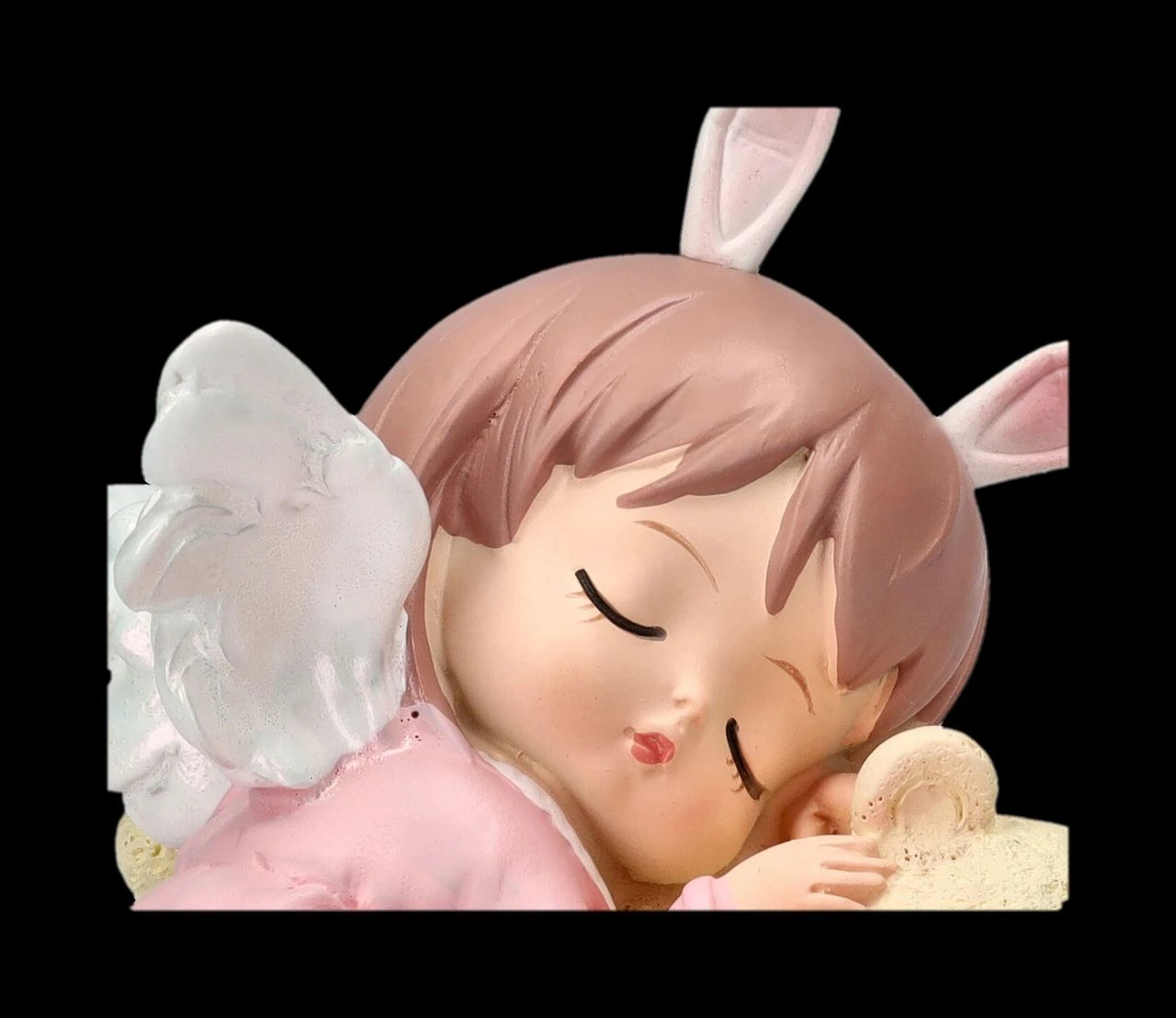 Dekofigur - Schlafendes Engelchen Mit Bär 9 Dekofigur - Schlafendes Engelchen Mit Bär – Bild 7