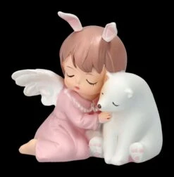 Dekofigur - Schlafendes Engelchen Mit Eisbär -Statuen Modell Verkauf 2D FS23617 Dekofigur Schlafendes Engelchen mit Eisb r 6 1280x1280