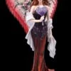 Engelfigur In Rotem Ballkleid