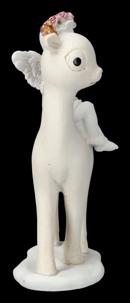 Engel Figur - Putte Auf Reh 7 Engel Figur - Putte Auf Reh – Bild 5
