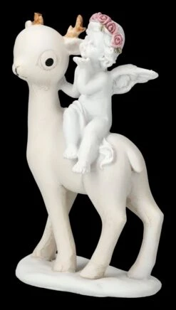 Engel Figur - Putte Auf Reh 14 Engel Figur - Putte Auf Reh -Statuen Modell Verkauf 2D FS23687 Engel Figur Putte mit REh 6 1280x1280