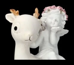 Engel Figur - Putte Auf Reh 15 Engel Figur - Putte Auf Reh -Statuen Modell Verkauf 2D FS23687 Engel Figur Putte mit REh 8 1280x1280