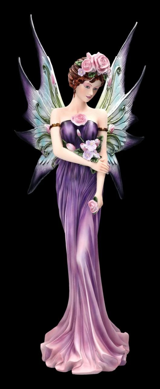 Elfen Figur - Rosenkönigin Violetta 3 Elfen Figur - Rosenkönigin Violetta