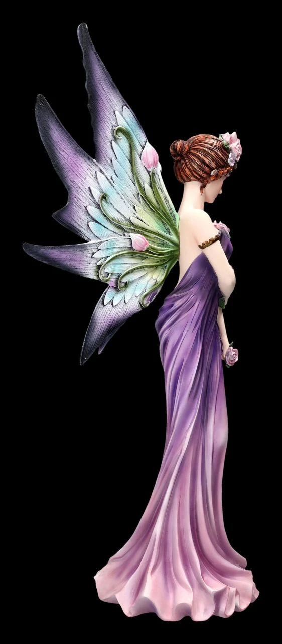 Elfen Figur - Rosenkönigin Violetta 8 Elfen Figur - Rosenkönigin Violetta – Bild 6