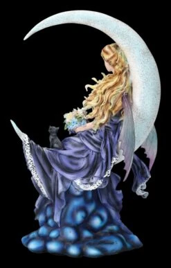 Elfen Figur - Wind Moon Dunkelblau By Nene Thomas -Statuen Modell Verkauf 2D FS23911 Elfen Figur Wind Moon schwarz by Nene Thomas 5 1280x1280