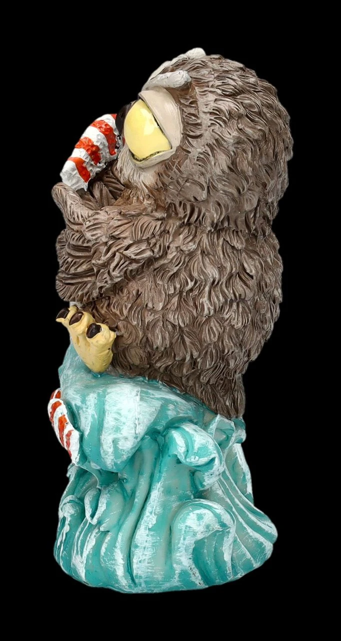 Lustige Eulen Figur Mit Fischen 6 Lustige Eulen Figur Mit Fischen – Bild 4