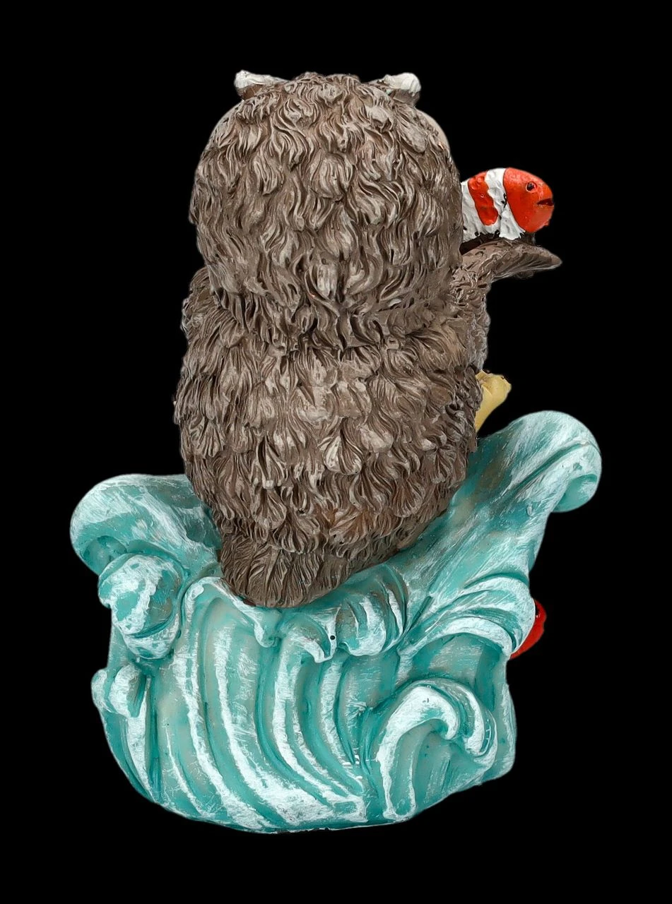 Lustige Eulen Figur Mit Fischen 7 Lustige Eulen Figur Mit Fischen – Bild 5