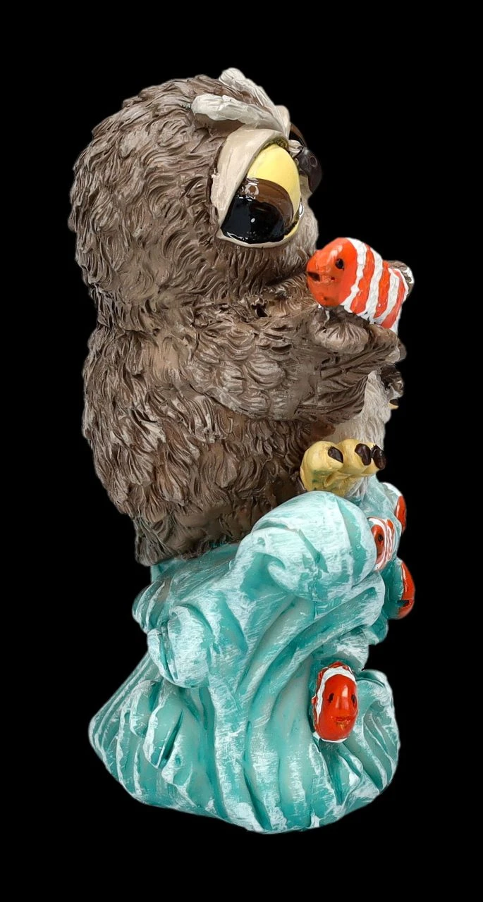 Lustige Eulen Figur Mit Fischen 8 Lustige Eulen Figur Mit Fischen – Bild 6