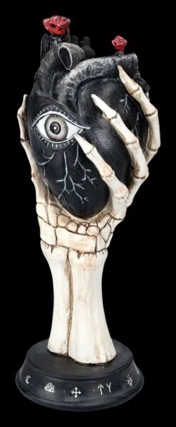 Skeletthand Hält Schwarzes Herz -Statuen Modell Verkauf 2D FS24015 Skeletthand h lt schwarzes Herz 6 1280x1280