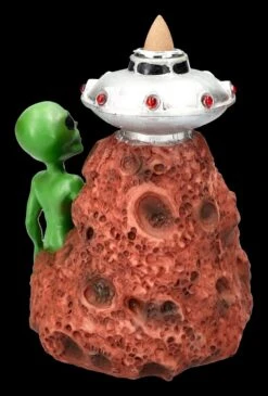 Backflow Räucherhalter - Alien Mit Ufo -Statuen Modell Verkauf 2D FS24023 Backflow Raucherhalter Alien mit Ufo 4 1280x1280