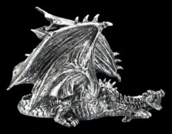 Drachenfigur Silber - Schleicht Sich An -Statuen Modell Verkauf 2D FS24031 Drachenfigur silber Schleicht sich an 3 1280x1280
