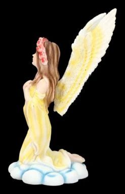 Engel Figur In Gelbem Kleid Betend -Statuen Modell Verkauf 2D FS24055 Engel Figur in gelbem Kleid betend 2 1280x1280