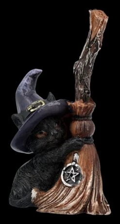 Katzen Figur Mit Hexenbesen - Familiars Broom -Statuen Modell Verkauf 2D FS24118 Katzen Figur mit Hexenbesen Familiars Broom 6 1280x1280