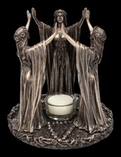Teelichthalter - Dreifach Göttin Wicca Zeremonie -Statuen Modell Verkauf 2D FS24132 Teelichthalter Dreifach Gottin Wicca Zeremonie 1 1280x1280