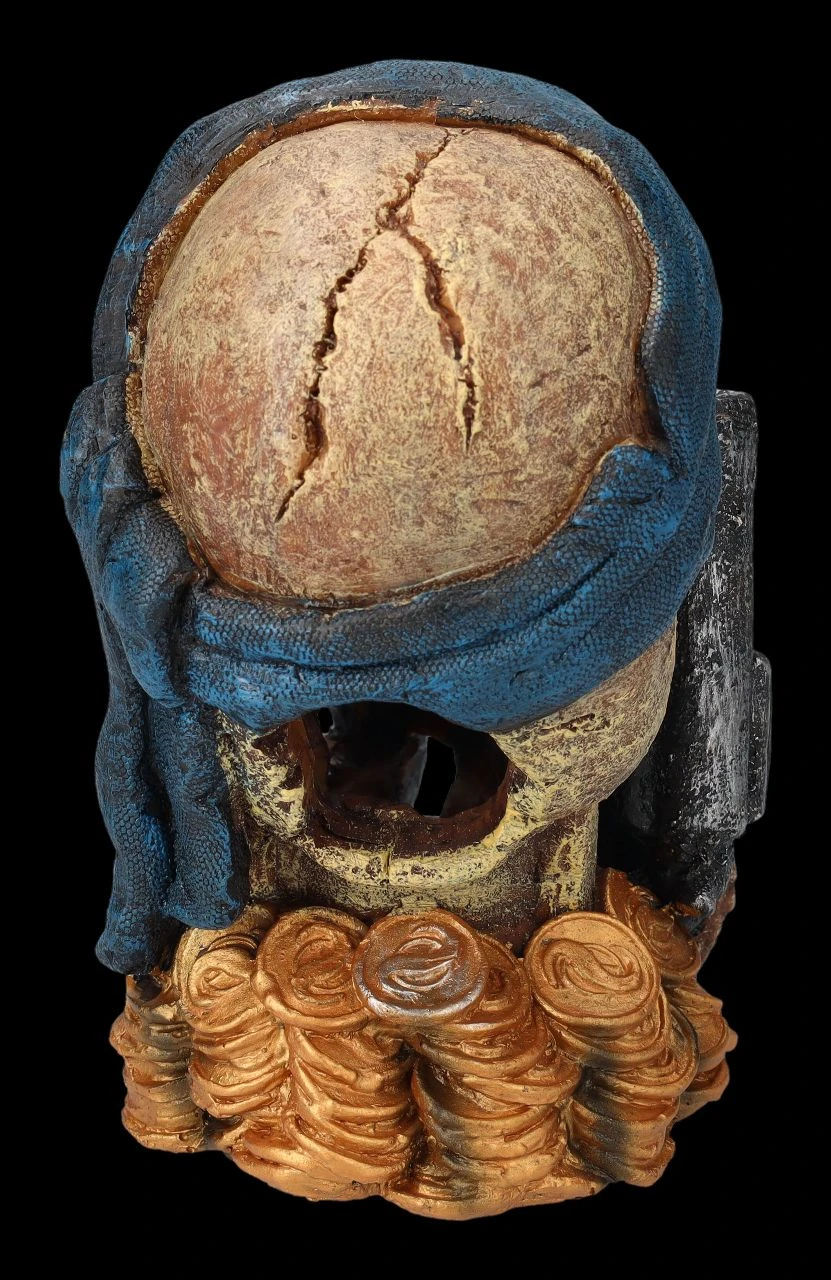 Aquarium Figur - Totenkopf Pirat Mit Pistole 7 Aquarium Figur - Totenkopf Pirat Mit Pistole – Bild 5