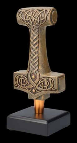Bierhahngriff - Thors Hammer Bronzefarben 13 Bierhahngriff - Thors Hammer Bronzefarben -Statuen Modell Verkauf 2D FS24219 Bierhahngriff Thors Hammer bronzefarben 6 1280x1280