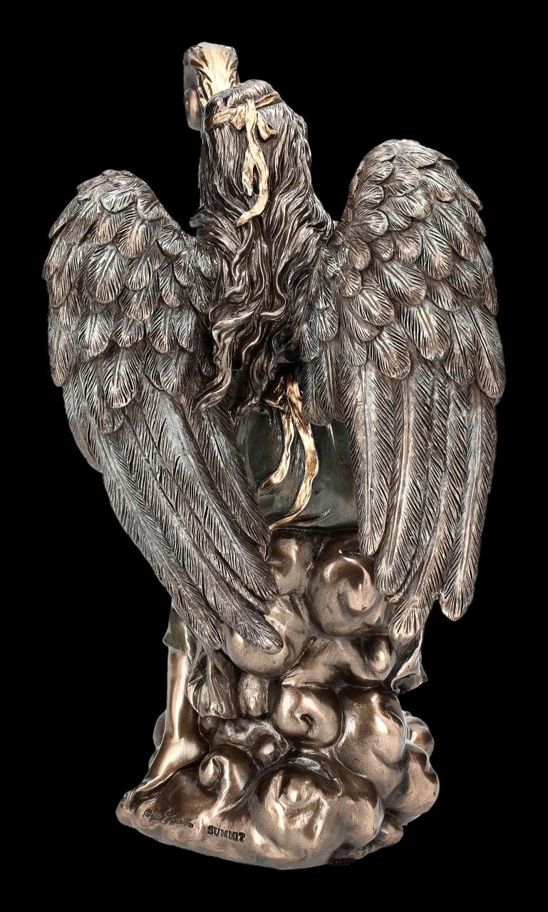 Engel Figur Spielt Harfe 7 Engel Figur Spielt Harfe – Bild 5