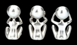 Alien Figuren - Nichts Böses Silberfarben 11 Alien Figuren - Nichts Böses Silberfarben -Statuen Modell Verkauf 2D FS24310 Alien Figur Nichts B ses silberfarben 4 1280x1280