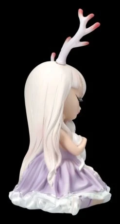 Kleine Feen Figur Mit Geweih Und Katze -Statuen Modell Verkauf 2D FS24415 Kleine Fee mit Geweih und Katze 4 1280x1280