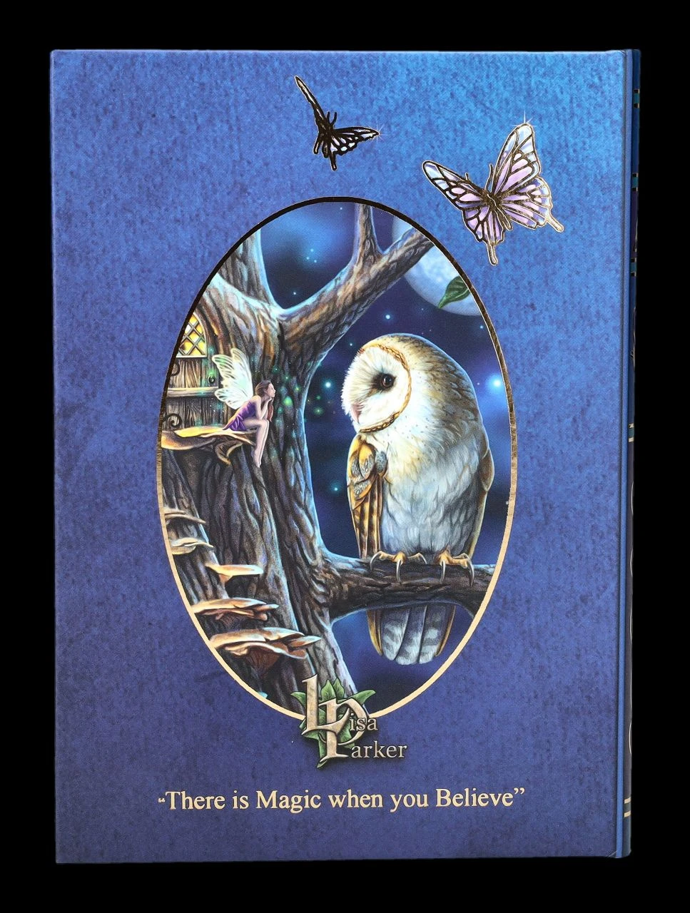 Notizbuch Eule Mit Elfe - Fairy Tales 4 Notizbuch Eule Mit Elfe - Fairy Tales – Bild 2