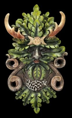 Wandrelief - Greenman Mondgott