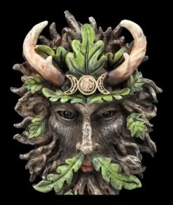 Wandrelief - Greenman Gehörnter Gott -Statuen Modell Verkauf 2D FS24517 Wandrelief Greenman Geh rnter Gott 10 1280x1280