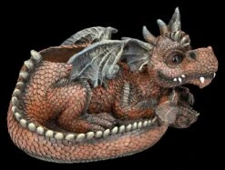 Drachen Figur Liegend Mit Schale -Statuen Modell Verkauf 2D FS24545 Drachen Figur liegend mit Schale 7 1280x1280