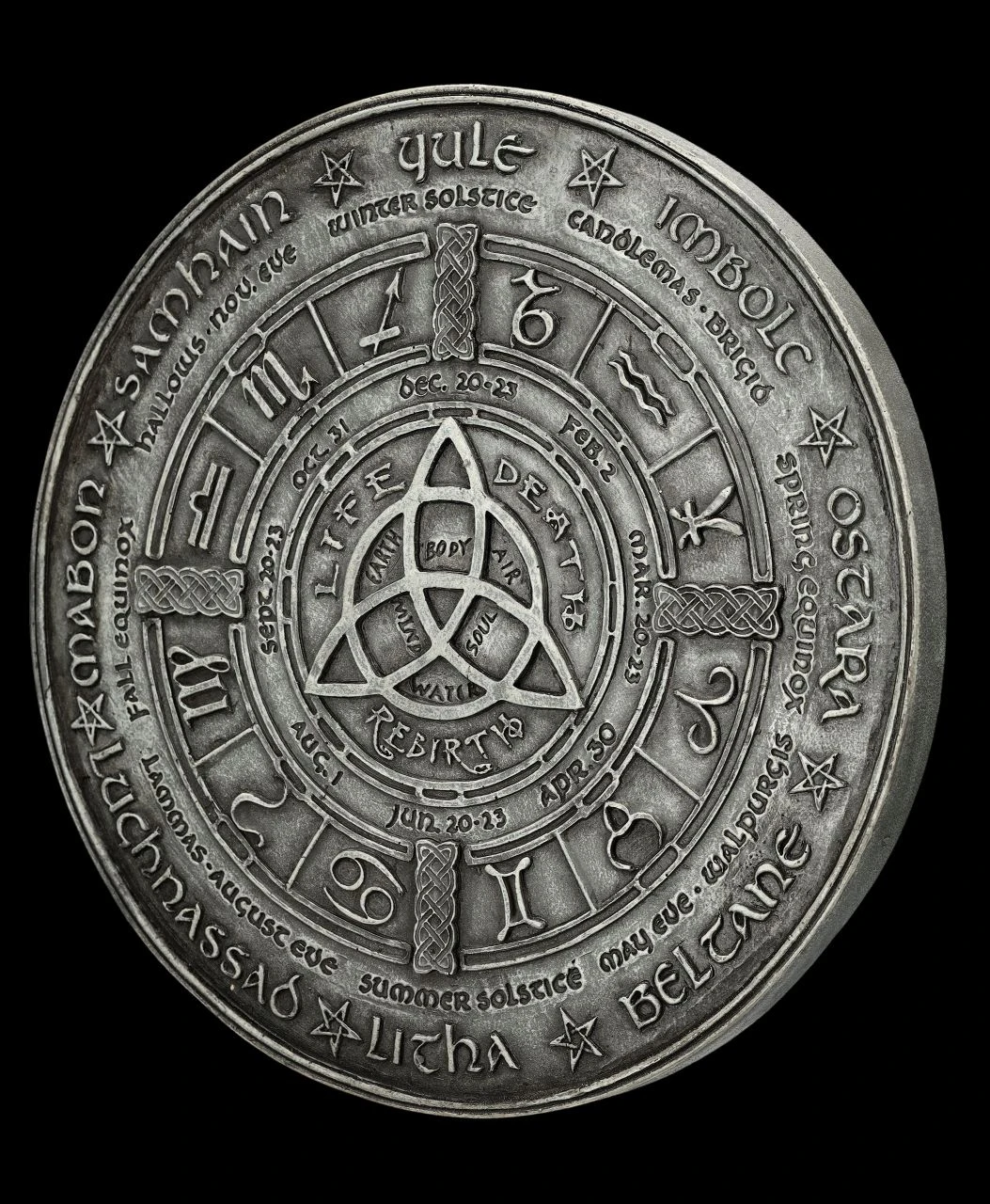 Wandrelief - Wicca Kalender 5 Wandrelief - Wicca Kalender – Bild 3