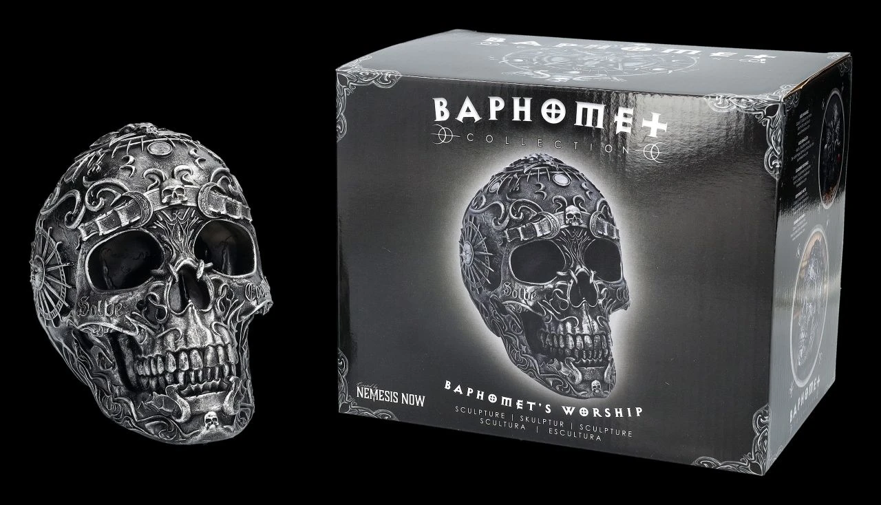 NEMESIS NOW Totenkopf - Baphomets Worship 4 NEMESIS NOW Totenkopf - Baphomets Worship – Bild 2