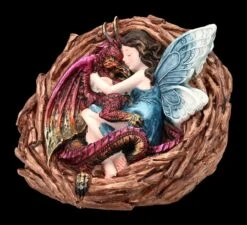 Elfen Figur Kuschelt Mit Drache - Love Nest -Statuen Modell Verkauf 2D FS24671 Elfen Figur kuschelt mit Drache Love Nest 6 1280x1280