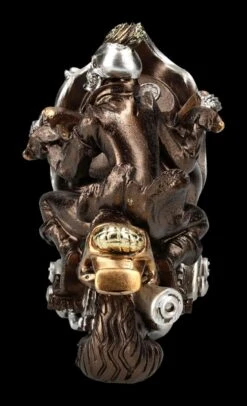 Skelett Figur Motorrad - Ride Or Die Bronzefarben -Statuen Modell Verkauf 2D FS24718 Skelett Figur Motorrad Ride or Die bronzefarben 2 1280x1280