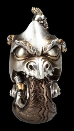 Skelett Figur Motorrad - Ride Or Die Bronzefarben -Statuen Modell Verkauf 2D FS24718 Skelett Figur Motorrad Ride or Die bronzefarben 4 1280x1280