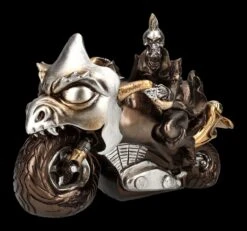 Skelett Figur Motorrad - Ride Or Die Bronzefarben -Statuen Modell Verkauf 2D FS24718 Skelett Figur Motorrad Ride or Die bronzefarben 5 1280x1280