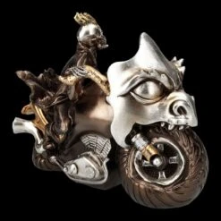 Skelett Figur Motorrad - Ride Or Die Bronzefarben -Statuen Modell Verkauf 2D FS24718 Skelett Figur Motorrad Ride or Die bronzefarben 6 1280x1280