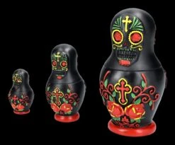 Matrjoschka - Totenköpfe DOD -Statuen Modell Verkauf 2D FS24737 Matroschka Totenkopfe DOD 5 1280x1280
