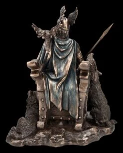 Odin Figur Mit Wölfen Und Rabe Auf Thron -Statuen Modell Verkauf 2D FS24776 Odin Figur mit W lfen znd Rabe auf Thron 4 1280x1280
