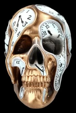 NEMESIS NOW Totenkopf Mit Uhren - Time Goes By -Statuen Modell Verkauf 2D FS25000 Totenkopf mit Uhren Time Goes By 1 1280x1280