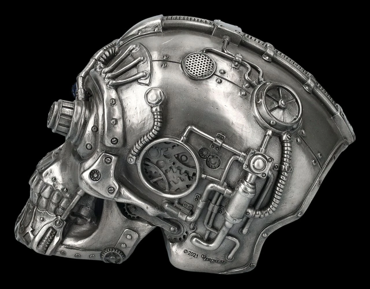 Totenkopf Steampunk - Cybertron LED 6 Totenkopf Steampunk - Cybertron LED – Bild 4