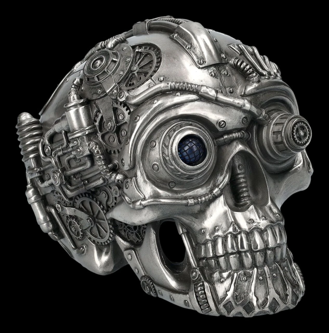 Totenkopf Steampunk - Cybertron LED 4 Totenkopf Steampunk - Cybertron LED – Bild 2