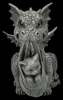 Garten Figur - Drache Trägt Katze -Statuen Modell Verkauf 2D FS25030 Garten Figur Drache tr gt Katze 1 1280x1280
