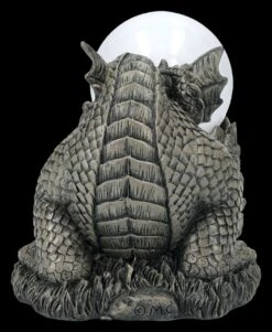 Garten Figur - Drache Spielt Mit Solarlampe -Statuen Modell Verkauf 2D FS25031 Garten Figur Drache spielt mit Solarlampe 2 1280x1280