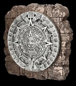 Wandrelief - Azteken Kalender Auf Mauer -Statuen Modell Verkauf 2D FS25074 Wandrelief Azteken Kalender auf Mauer 5 1280x1280