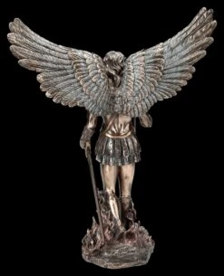 Erzengel Michael Figur - In Flammen Mit Zepter 13 Erzengel Michael Figur - In Flammen Mit Zepter -Statuen Modell Verkauf 2D FS25085 Erzengel Michael Figur in Flammen mit Zepter 3 1280x1280