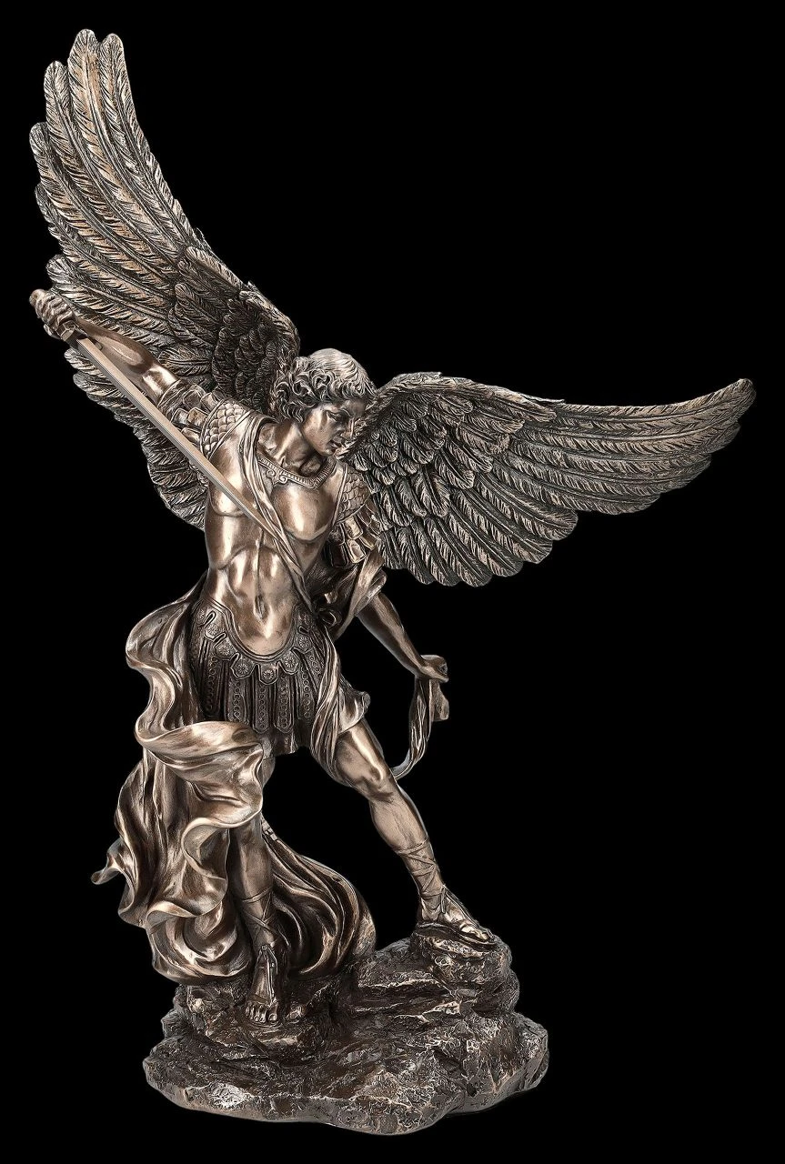 Erzengel Michael Figur Holt Mit Schwert Aus 3 Erzengel Michael Figur Holt Mit Schwert Aus