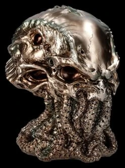 Cthulhu Totenkopf Figur Bronzefarben By James Ryman