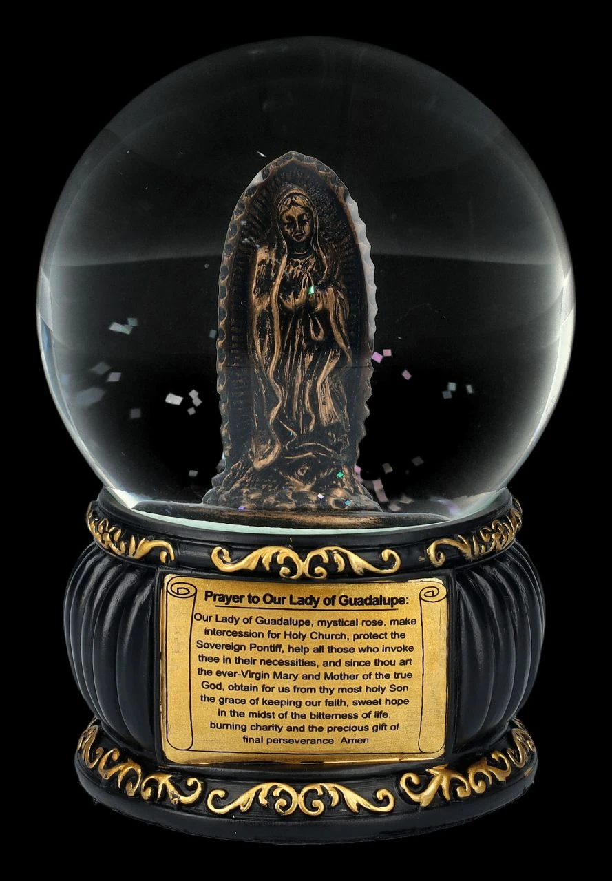 Schneekugel Maria - Unsere Liebe Frau Von Guadalupe 3 Schneekugel Maria - Unsere Liebe Frau Von Guadalupe