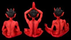 Teufel Figuren Beim Yoga 3er Set -Statuen Modell Verkauf 2D FS25269 Teufel Figuren beim Yoga 3er Set 2 1280x1280