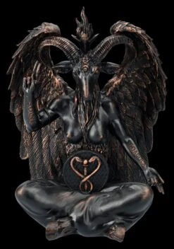 Baphomet Figur Mittel - Kupferfarben