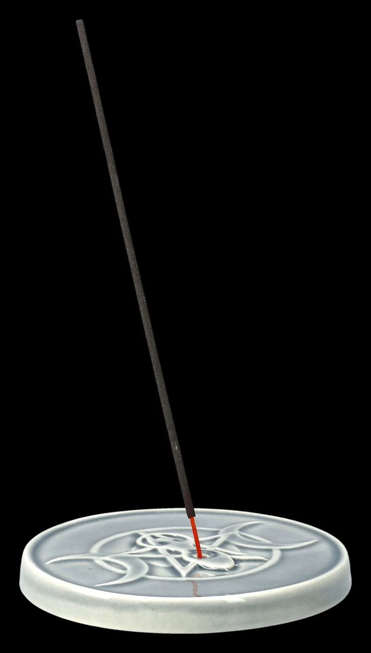 Räucherhalter Keramik - Dreifach-Mond 5 Räucherhalter Keramik - Dreifach-Mond – Bild 3